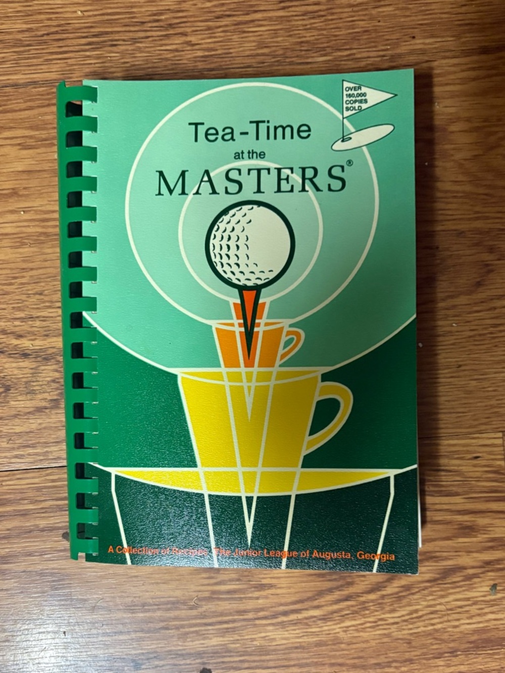 1977 Tea-Time at the Masters Cookbook Junior League Augusta Green Cover